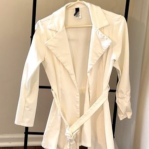 White blazer jacket